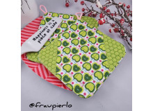 ADVENTSKALENDER 13. Dezember - Stickdatei ITH - Topflappen Untersetzer Kreise